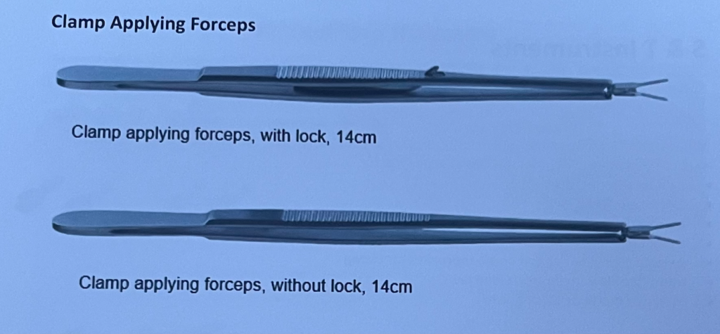 Clamp Applying Forceps Hoyland Medical Supplies Brisbane